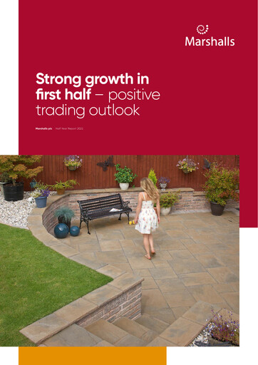 Thumbnail Marshalls plc Half-year Report 2021-h1