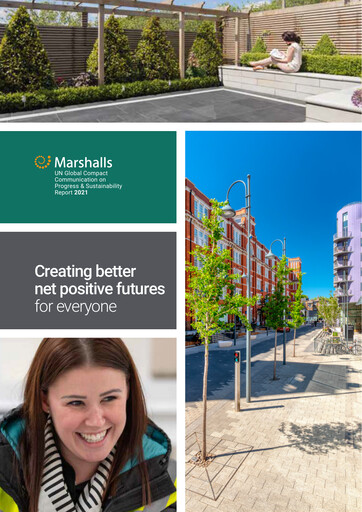 Thumbnail Marshalls plc Sustainability Report 2021