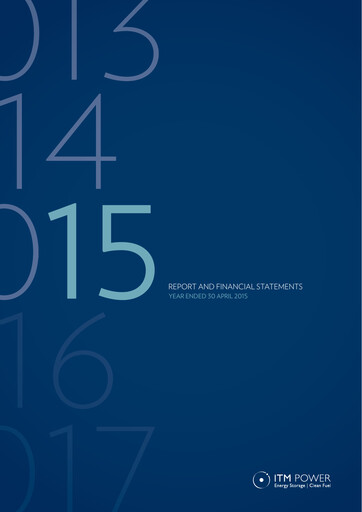 Thumbnail ITM Power Annual Report 2015