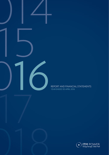 Thumbnail ITM Power Annual Report 2016
