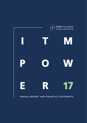 Thumbnail ITM Power Annual Report 2017