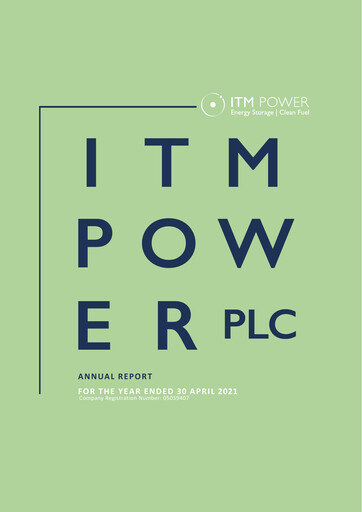 Thumbnail ITM Power Annual Report 2021