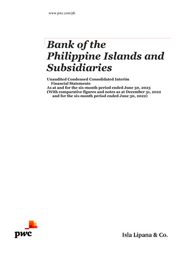 Thumbnail Bank of the Philippine Islands Half-year Report 2023-h1