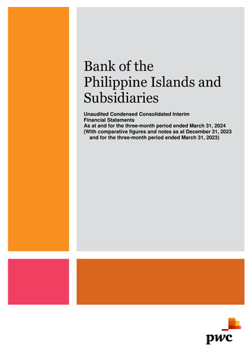 Thumbnail Bank of the Philippine Islands Quarterly Report 2024-q1