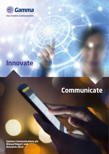 Thumbnail Gamma Communications Annual Report 2014