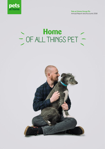 Thumbnail Pets at Home Annual Report 2018