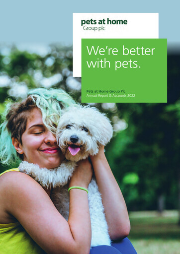 Thumbnail Pets at Home Annual Report 2022