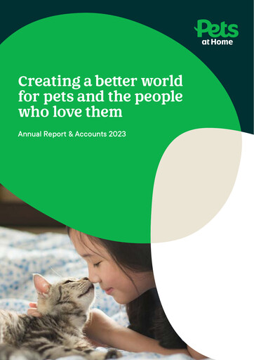 Thumbnail Pets at Home Annual Report 2023