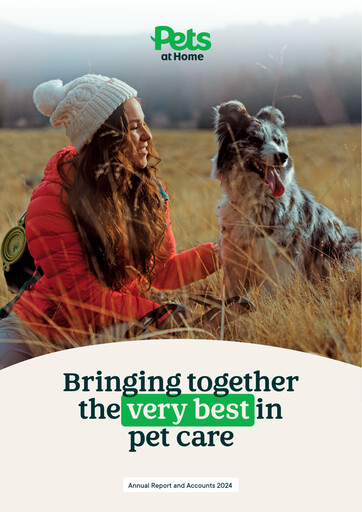Thumbnail Pets at Home Annual Report 2024