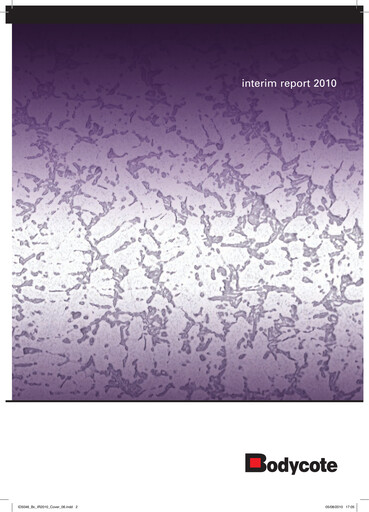 Miniature Bodycote Rapport semestriel 2010-h1
