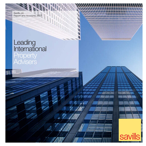 Thumbnail Savills Annual Report 2007