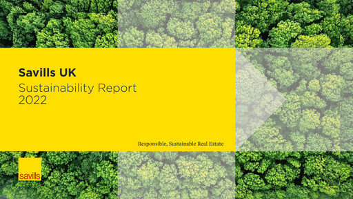 Thumbnail Savills Sustainability Report 2022