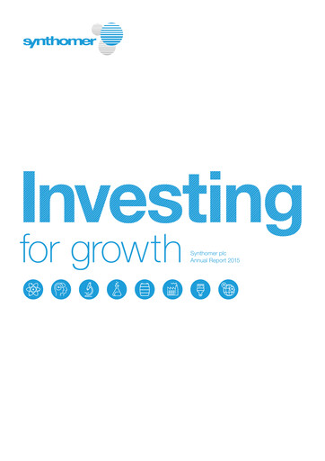 Thumbnail Synthomer Annual Report 2015