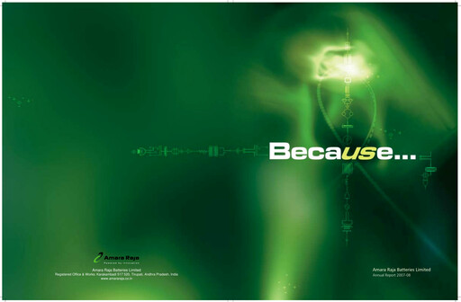 Vorschaubild Amara Raja Energy & Mobility Jahresbericht 2007-2008