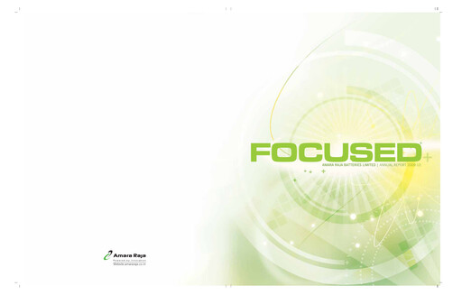 Vorschaubild Amara Raja Energy & Mobility Jahresbericht 2009-2010