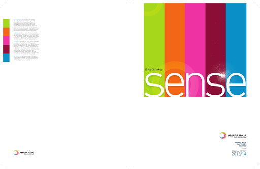 Vorschaubild Amara Raja Energy & Mobility Jahresbericht 2013-2014