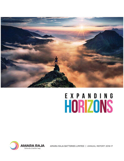 Vorschaubild Amara Raja Energy & Mobility Jahresbericht 2016-2017