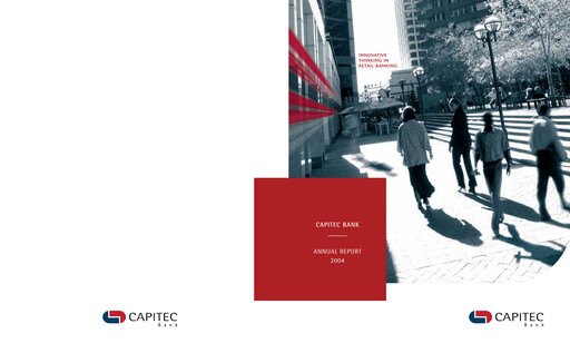 Thumbnail Capitec Bank Annual Report 2004