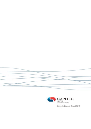 Thumbnail Capitec Bank Annual Report 2010