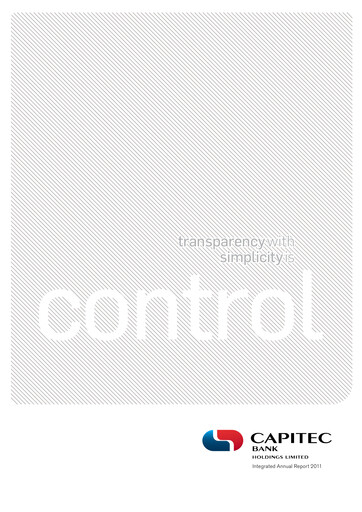 Thumbnail Capitec Bank Annual Report 2011