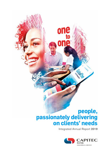 Thumbnail Capitec Bank Annual Report 2019