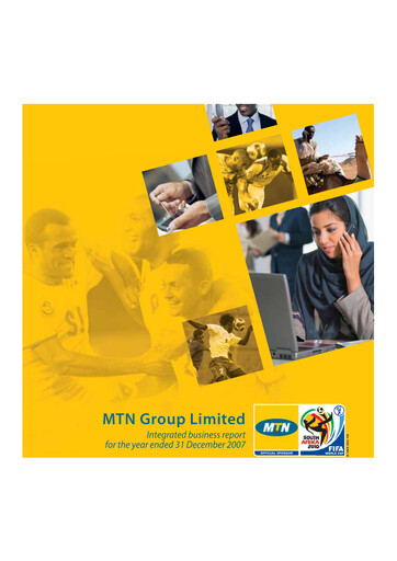 Thumbnail MTN Group Annual Report 2007