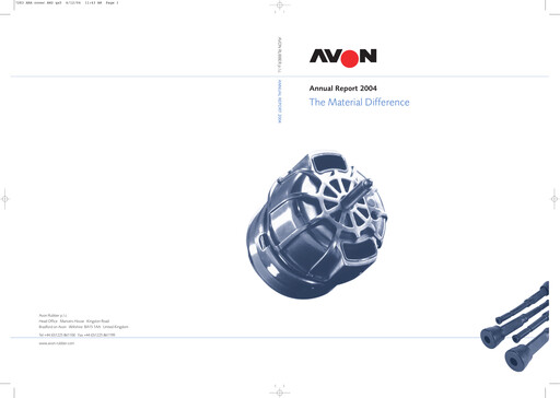 Thumbnail Avon Protection Annual Report 2004