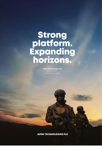 Thumbnail Avon Protection Annual Report 2025