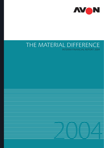 Vorschaubild Avon Protection Finanzbericht 2004-h1