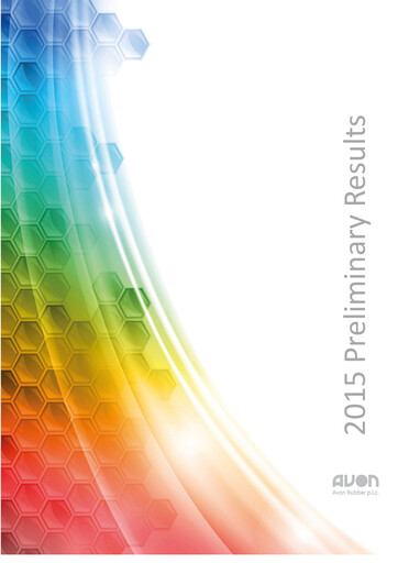 Thumbnail Avon Protection Financial Report 2015