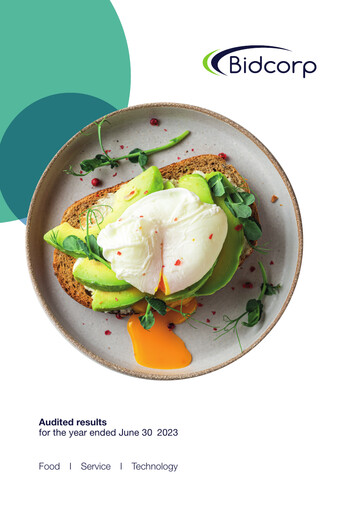 Thumbnail Bid Corp Financial Report 2023