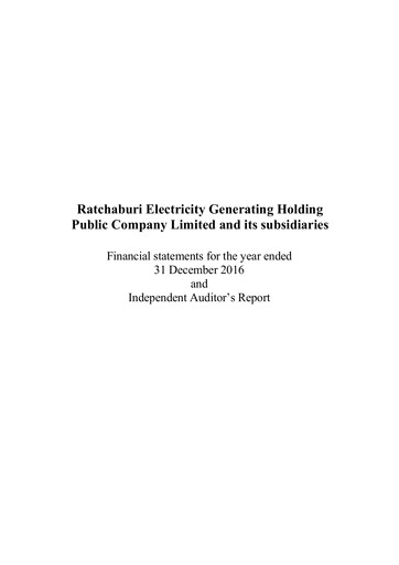 Thumbnail Ratch Group Financial Statement 2016