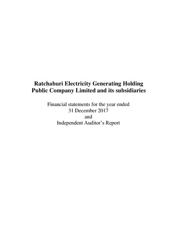 Thumbnail Ratch Group Financial Statement 2017