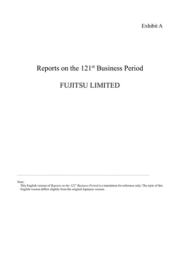 Thumbnail Fujitsu Financial Report 2020