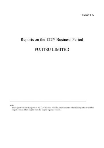 Thumbnail Fujitsu Financial Report 2021