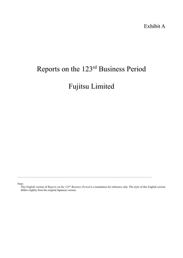 Thumbnail Fujitsu Financial Report 2022