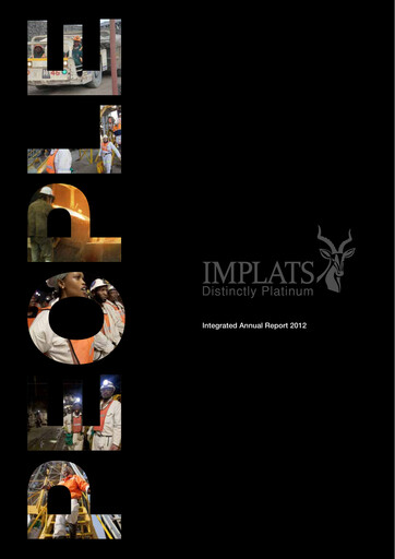 Thumbnail Impala Platinum Annual Report 2012