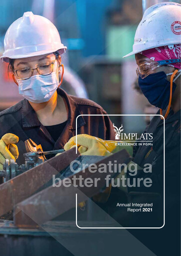 Thumbnail Impala Platinum Annual Report 2021