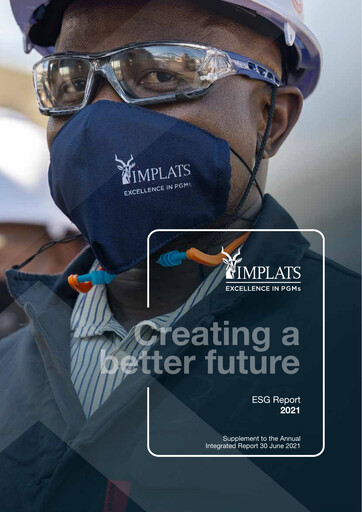Thumbnail Impala Platinum ESG Report 2021