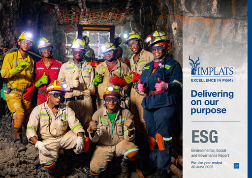 Thumbnail Impala Platinum ESG Report 2025