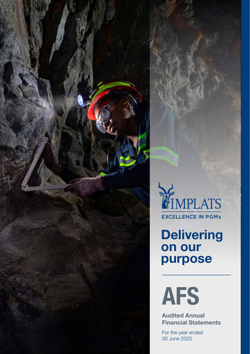 Thumbnail Impala Platinum Financial Statement 2025