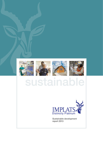 Thumbnail Impala Platinum Sustainability Report 2013