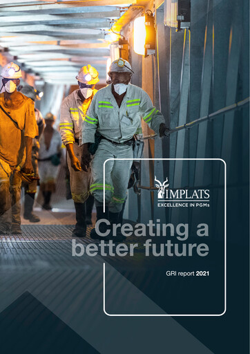 Miniature Impala Platinum Rapport de durabilité 2021