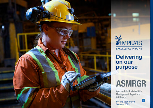 Miniature Impala Platinum Rapport de durabilité 2025