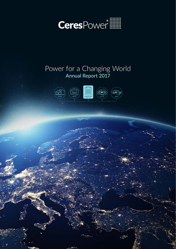 Thumbnail Ceres Power Annual Report 2017