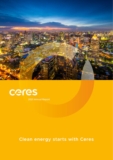Thumbnail Ceres Power Annual Report 2021