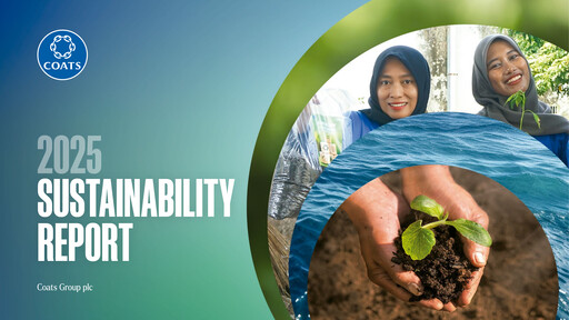Thumbnail Coats Group Sustainability Report 2025