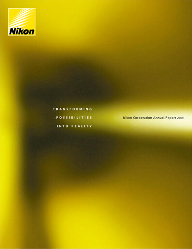 Thumbnail Nikon Annual Report 2003
