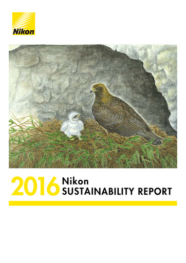 Thumbnail Nikon Sustainability Report 2016