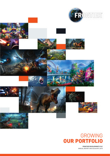 Thumbnail Frontier Developments Annual Report 2018